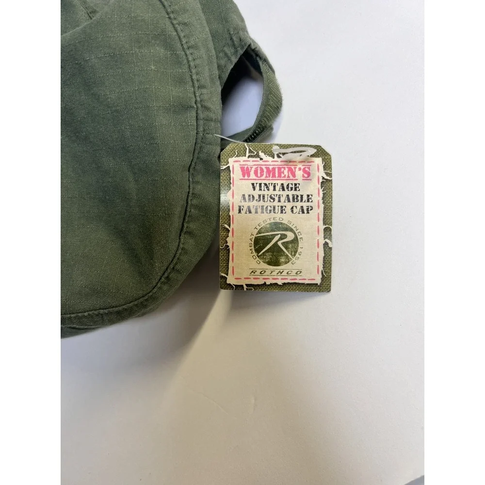 Rothco Women's Adjustable Vintage Fatigue Cap - Olive‎ Drab
